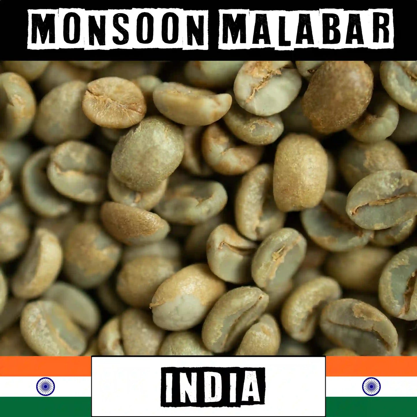 Green Coffee Beans - Monsoon Malabar - 1kg